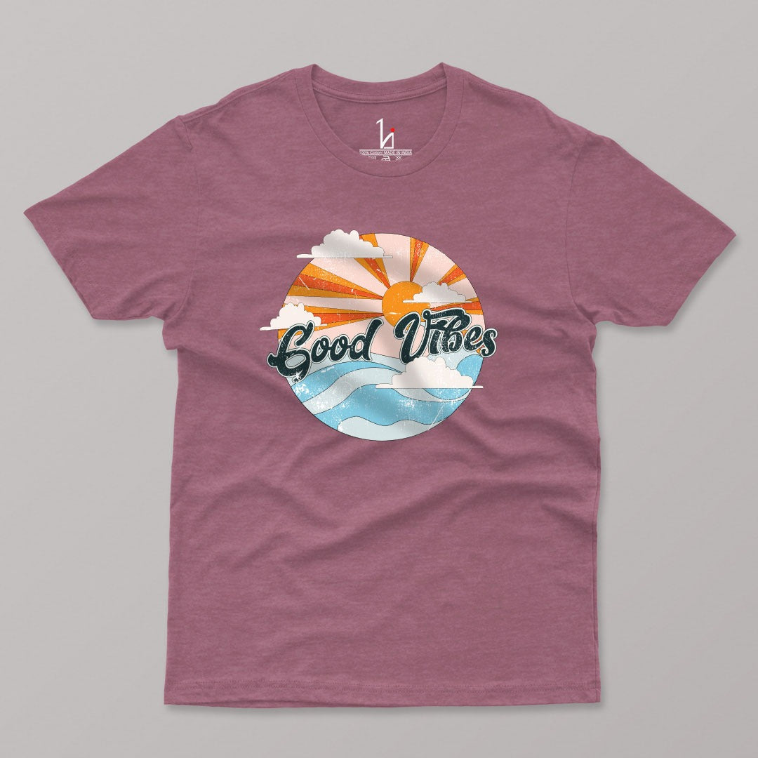 Good Vibes Half Sleeves T-shirt