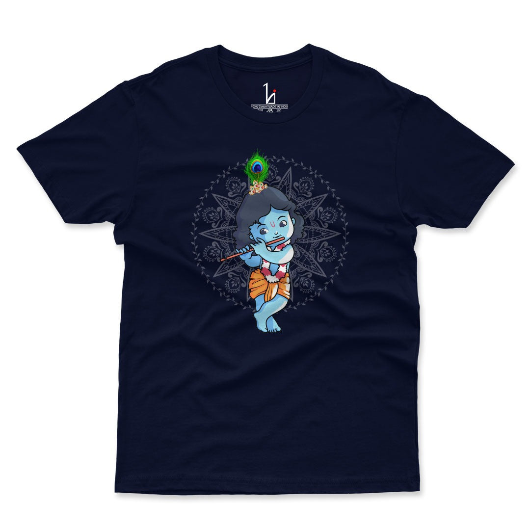 Little Krishna Half Sleeves T-shirt - Main Image
