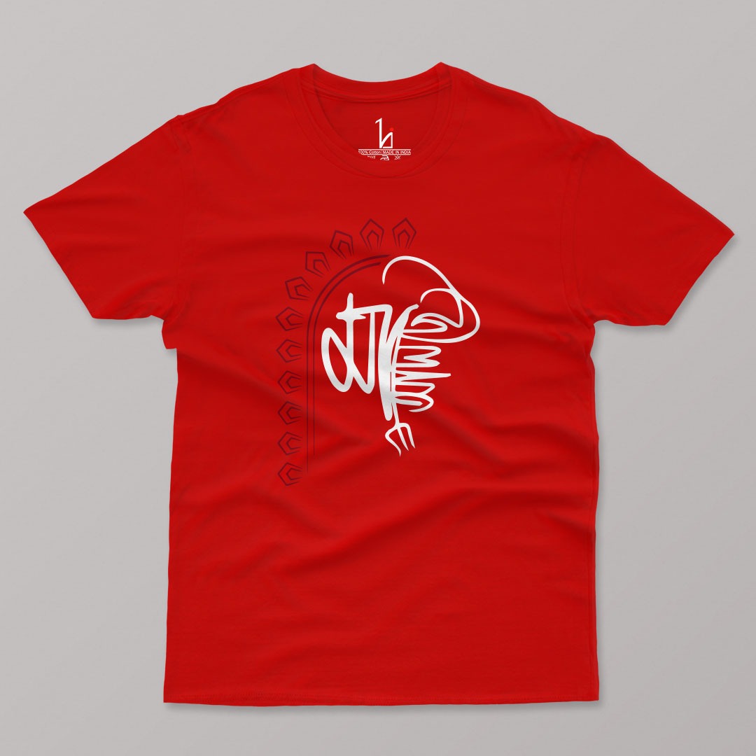 Durga Puja T-shirt | MA Asche Half Sleeves T-shirt