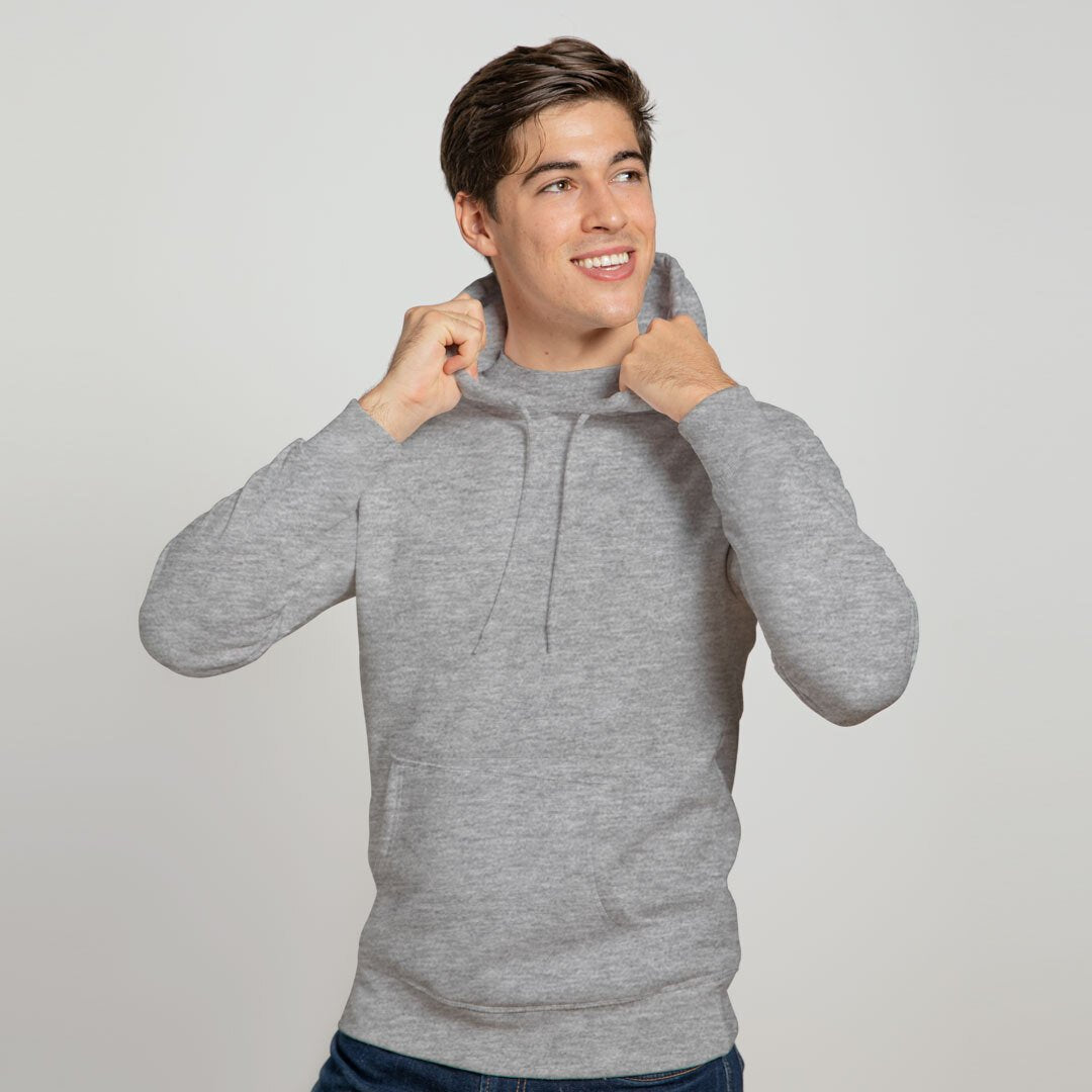 Light Gray Basic Hoodie-HIJIBIZI