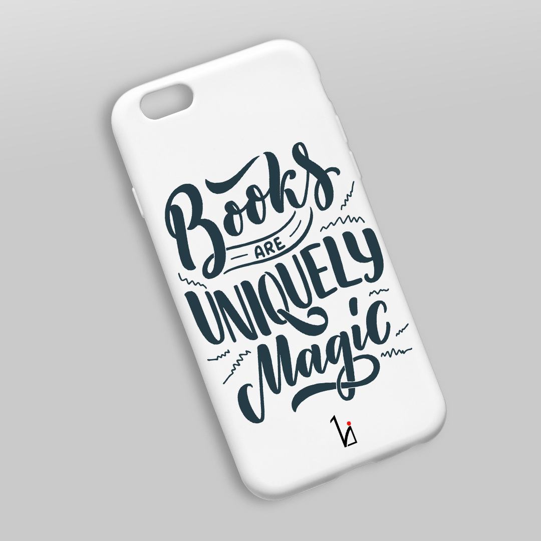 Books are unique Mobile Back Cover - HIJIBIZI
