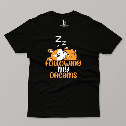 lazy t-shirt | following my dreams