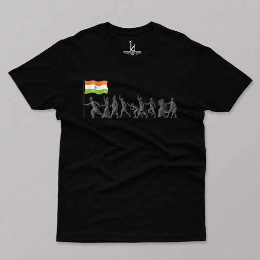 INDIAN Half Sleeves T-shirt