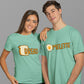 Bread Omelette Couple Bengali T-shirts