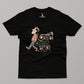 Ami Amar Moto Half Sleeves Black Graphic T-shirt