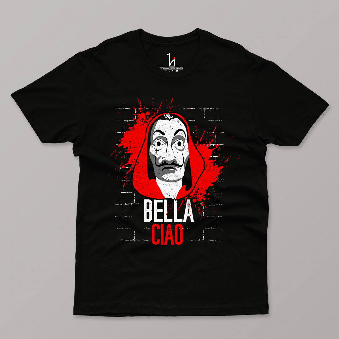 ' Bella Ciao ' Half Sleeve T-shirt - HIJIBIZI