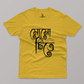 Momo Chitte (Yellow) Half Sleeve T-shirt - HIJIBIZI