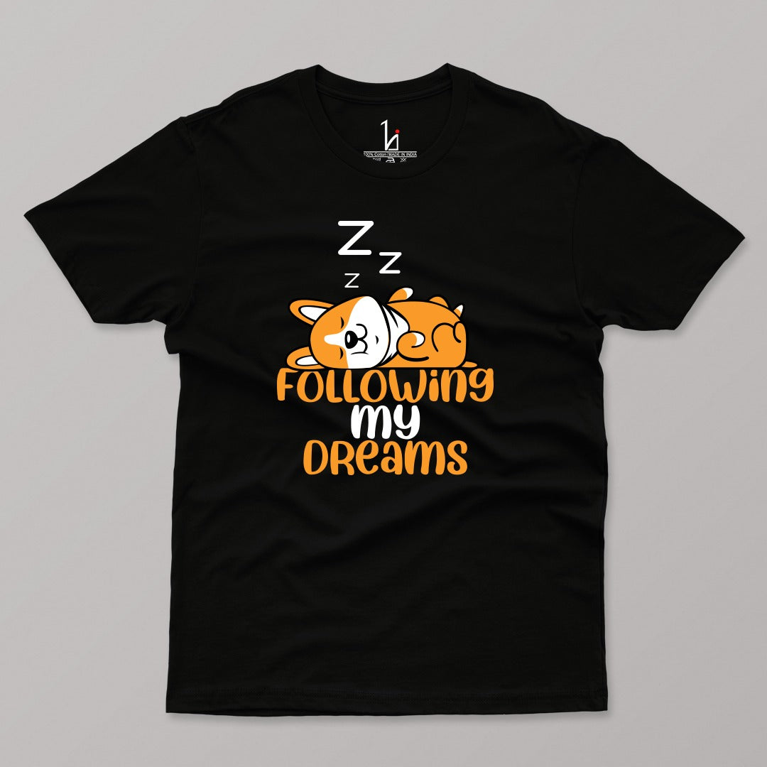 lazy t-shirt | following my dreams